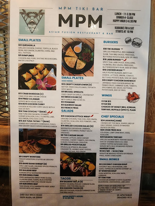 Menu Mpm Tiki Sports Bar - 4