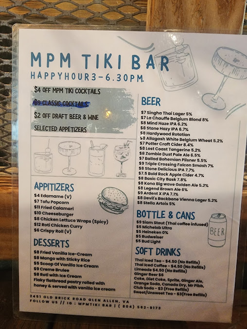Menu Mpm Tiki Sports Bar - 8