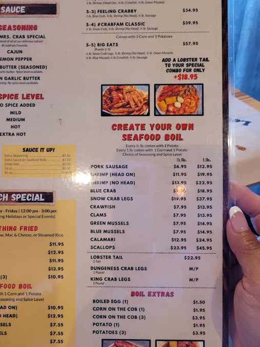 Menu Mr Mrs Crab Obt - 6