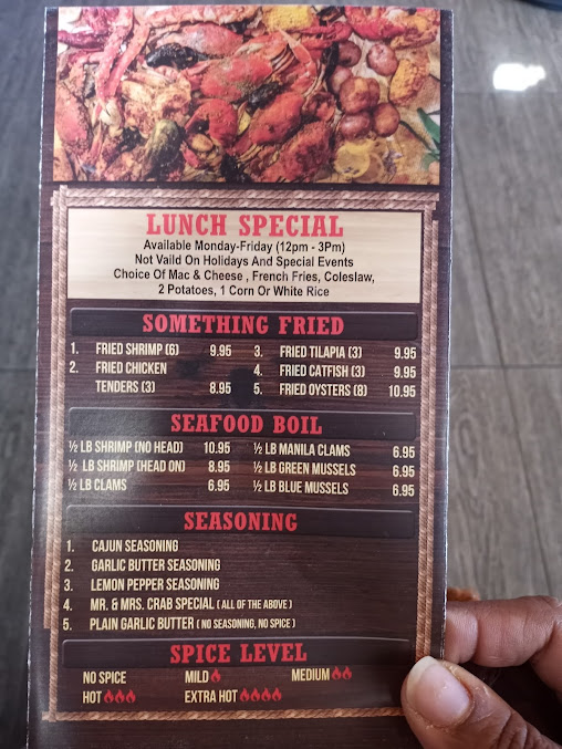 Menu Mr Mrs Crab Obt - 7