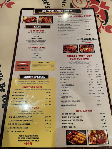 Menu Mr Mrs Crab Obt - 9