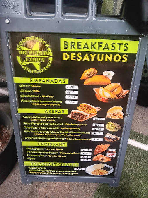 Menu Mr Pepito Venezuelan Food Truck - 3
