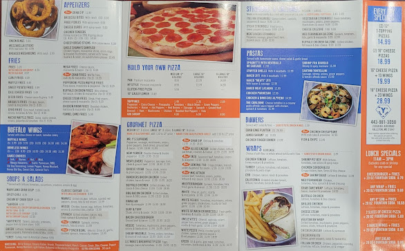 Menu Mr Ys Pizza N Fries - 1