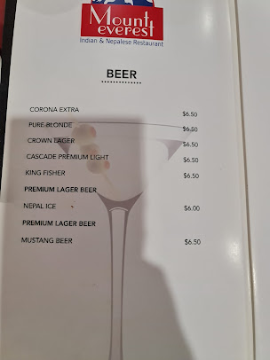 Menu Mt.everest Indian And Nepalese Restaurant - 2