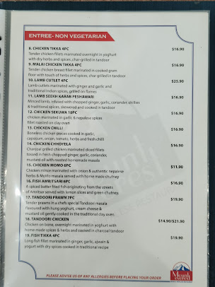 Menu Mt.everest Indian And Nepalese Restaurant - 3