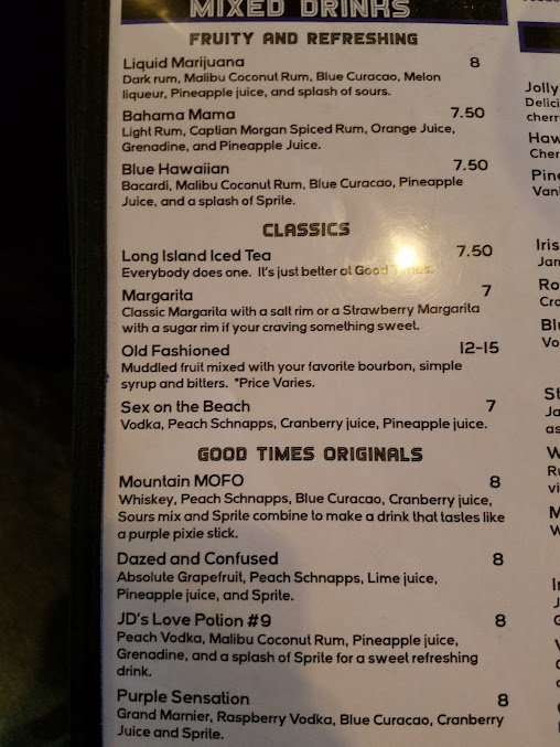 Menu Mulligans Arcade & Tavern - 7