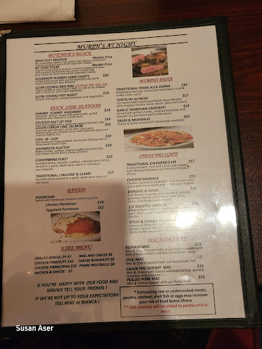 Menu Murph's Hideaway - 7