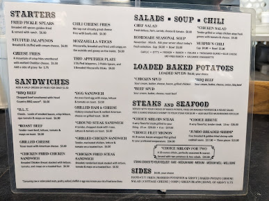 Menu Murphy's Original Steak House - 8