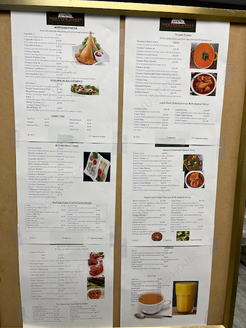 Menu Mustang House - 0