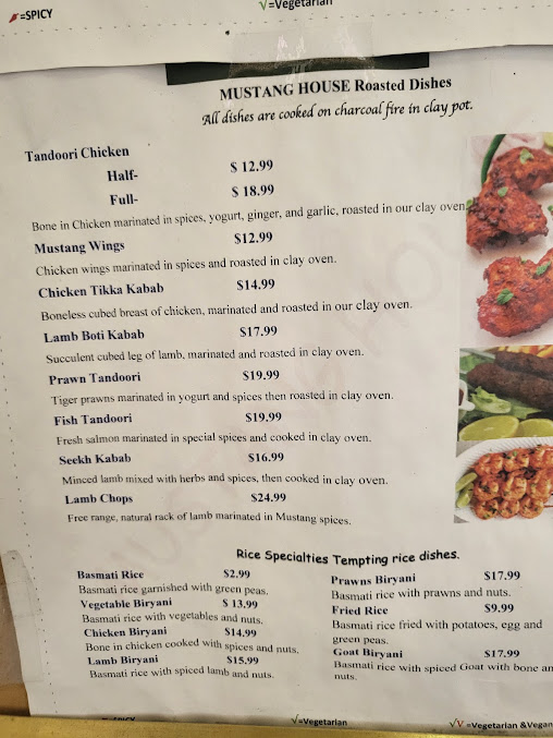 Menu Mustang House - 5