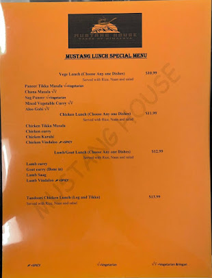 Menu Mustang House - 7