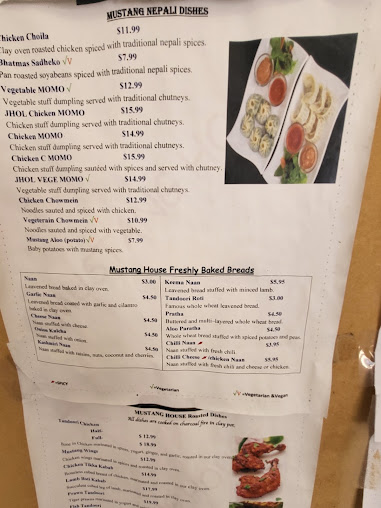 Menu Mustang House - 9