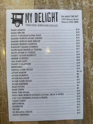 Menu My Delight Traditional Indonesian Kitchen - 7
