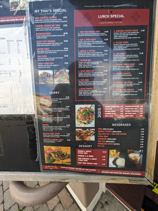 Menu My Thai San Luis Obispo - 0