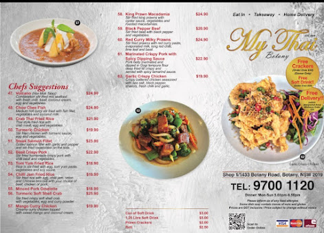 Menu My Thai - 1