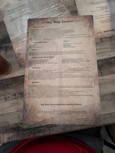 Menu My Way Tavern - 0
