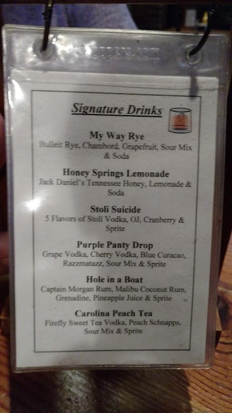 Menu My Way Tavern - 5