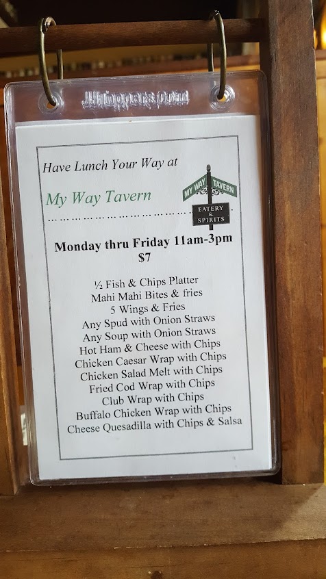 Menu My Way Tavern - 6