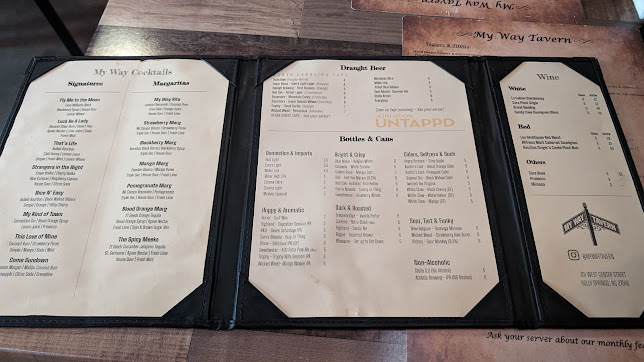 Menu My Way Tavern - 8