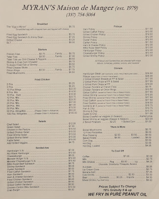 Menu Myrans Maison De Manger - 3