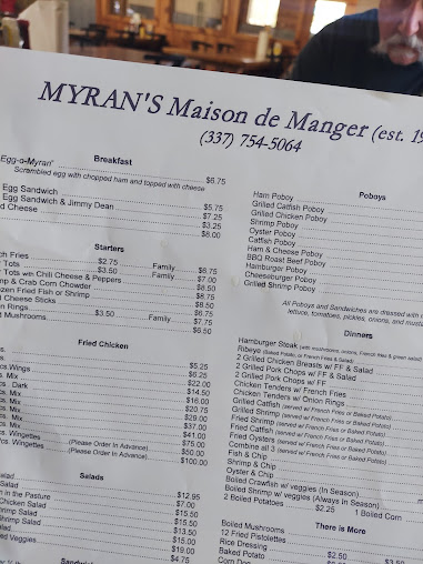Menu Myrans Maison De Manger - 9