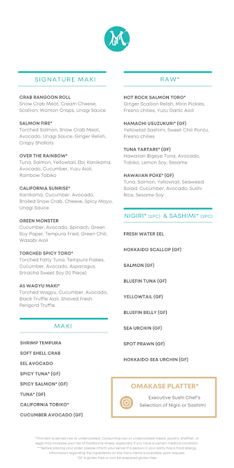Menu Mystique Asian Restaurant & Lounge - 0