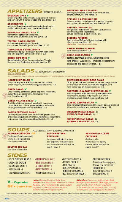 Menu Mythos Restaurant - 2