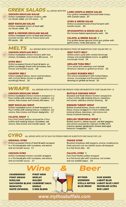 Menu Mythos Restaurant - 9