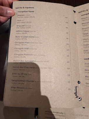 Menu Naadam Mongolian - 6