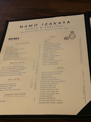 Menu Namo Izakaya Ramen Yakitori - 2