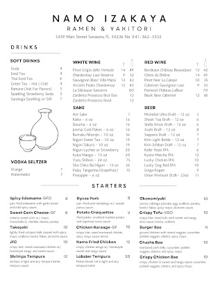 Menu Namo Izakaya Ramen Yakitori - 4