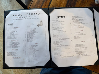 Menu Namo Izakaya Ramen Yakitori - 6