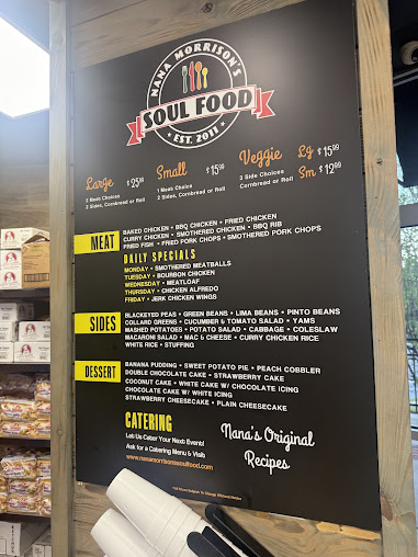 Menu Nana Morrisons Soul Food - 4