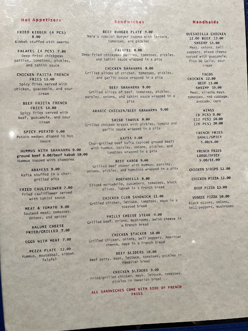 Menu Nara Cafe - 2