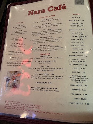 Menu Nara Cafe - 4