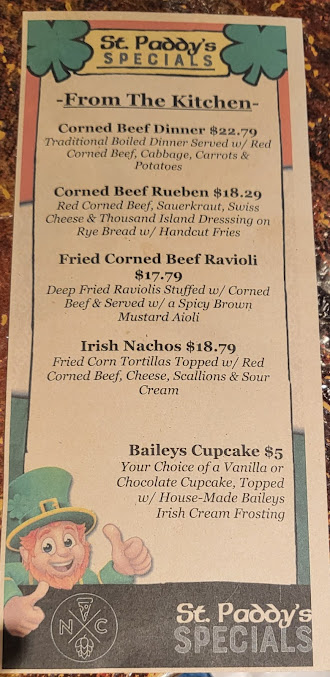 Menu Nashoba Club Pizza & Taproom - 0