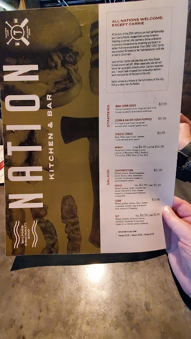 Menu Nation Kitchen Bar Milford - 0