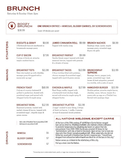 Menu Nation Kitchen Bar Milford - 9