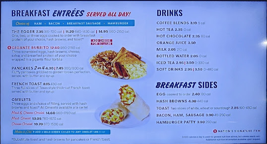 Menu Nations Giant Hamburgers Great Pies Arlington - 9