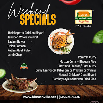 Menu Nawabi Hyderabad House Biryani Place Nashville - 8