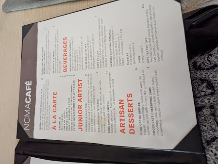 Menu Ncma Cafe--West - 0
