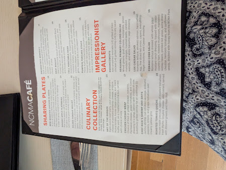 Menu Ncma Cafe--West - 1