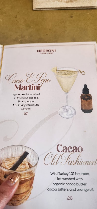 Menu Negroni Caffe Bar Beverly Hills - 7