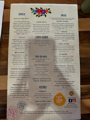 Menu Neno's Gourmet Mexican Street Food Dinner In - 2