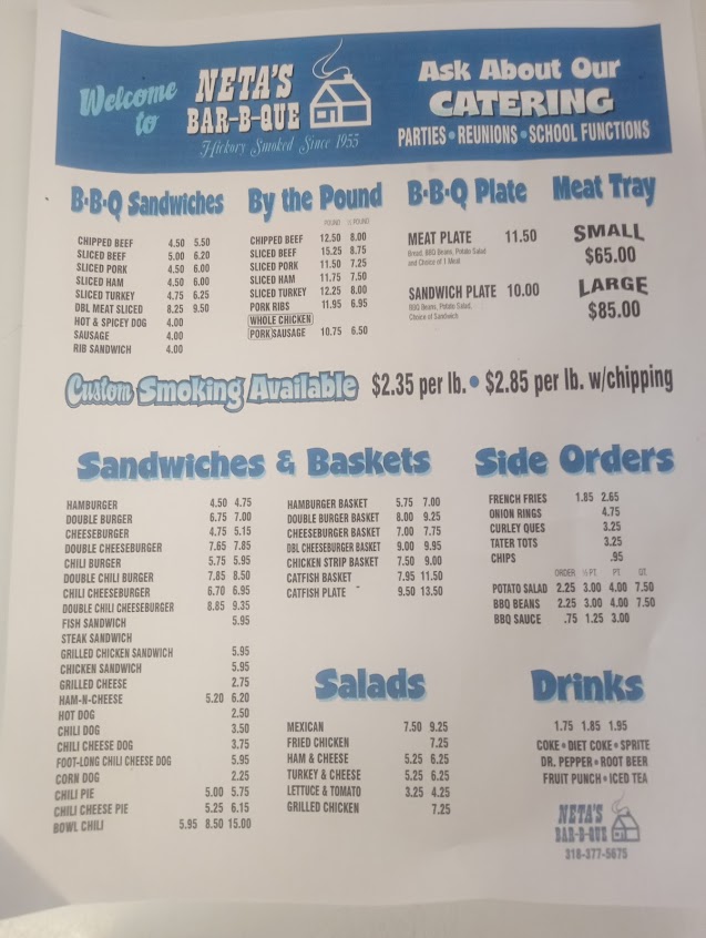 Menu Netas Bar B Q - 2