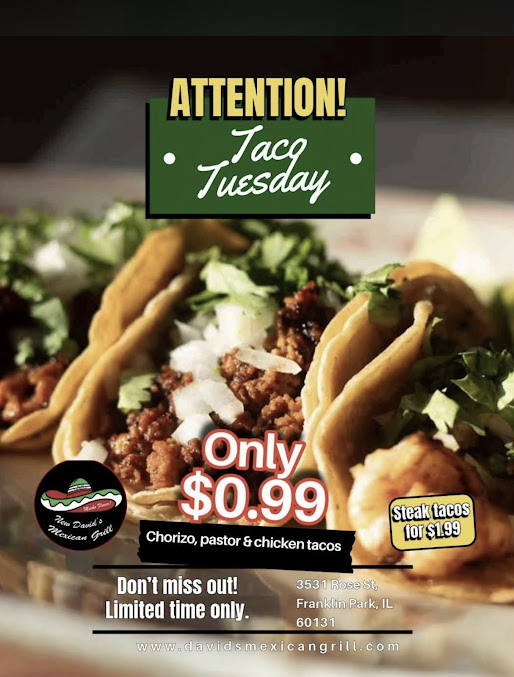 Menu New Davids Mexican Grill - 3
