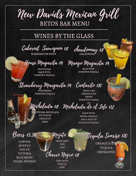 Menu New Davids Mexican Grill - 5