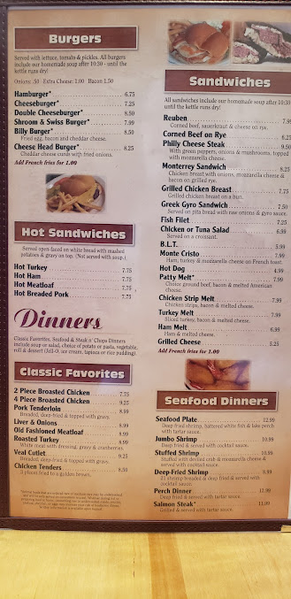 Menu New London Family Diner - 0