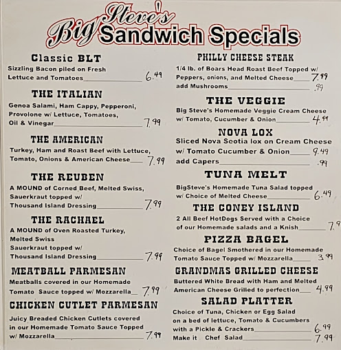 Menu New York Bagel & Deli - 2