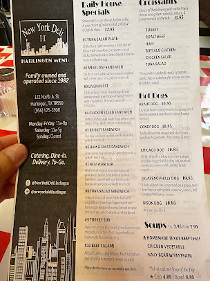Menu New York Deli Harlingen - 8